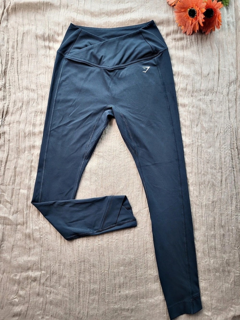 Gymshark Crossover Leggings Women's Athletic Blue, Size S